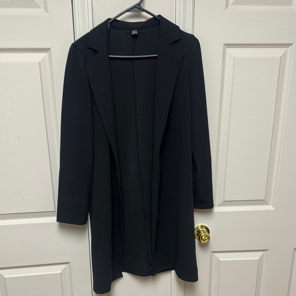 Shein extra long Black Blazer